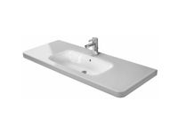 Раковина, Duravit, Durastyle, шгв 1200*480*170, отверстия для смесителя-1, WonderGliss, цвет-белый арт-23201200001 — фото 1, Раковины встраиваемые сверху