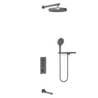 Товар: Душевой комплект встраиваемый, вороненая сталь арт-VSFW-433TI2RGM - фото 1 Душевой комплект встраиваемый, вороненая сталь арт-VSFW-433TI2RGM — фото 1, Встраиваемые душевые комплекты