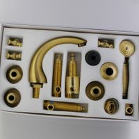 PRESTIGE См-ль на борт ванны, на 5 отв., бронза 31609 — фото 6, Смесители на борт ванны