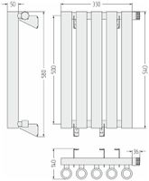 Товар: Отопительный радиатор Сунержа Кумир-0 EU50 правый 500х330 5 секций Без покрытия арт-00-0351-5005 - фото 5 Отопительный радиатор Сунержа Кумир-0 EU50 правый 500х330 5 секций Без покрытия арт-00-0351-5005 — фото 5, Радиаторы отопления