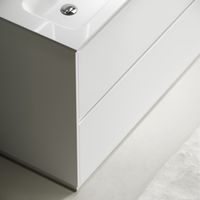 Тумба под раковину SANCOS Libra Floor напольная, 1190х450х840, c двумя ящиками оснащенными доводчиками, белый глянец , арт. LB120F-1W LB120F-2W — фото 7, Тумбы под раковину