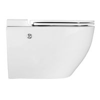 Унитаз импульсный Azario 360х570х375 подвесной, полукруглый, быстросъемное сиденье микролифт, монтажная рама в комплекте арт-AZ-102C — фото 9, Подвесные унитазы