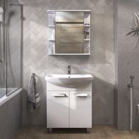 Товар: Тумба под раковину VIGO Hoska 70 напольная белый (232) - фото 5 Тумба под раковину VIGO Hoska 70 напольная белый (232) — фото 5, Тумбы под раковину