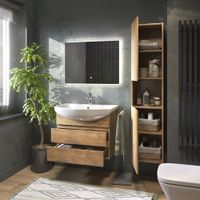 Тумба под раковину VIGO Wing 60 подвесная дуб золотой (tp.WIN.BAL.60.2Y дуб золотой) — фото 6, Тумбы под раковину