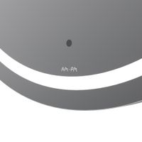 M85AMOX0701WG Универсальное зеркало с контурной LED-подсветкой, ИК- сенсором, круглое, 70 см — фото 5, Зеркала в ванную комнату