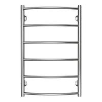 Полотенцесушитель водяной AZARIO VERONA 500/800 6 секций, нижнее/диагональное подключение, 1/2", хром арт-AZ04158 — фото 5, Водяные полотенцесушители