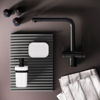 Товар: Func, смеситель для кухни с L-изливом с каналом для питьевой воды, черный арт-F8F05722 - фото 4 Func, смеситель для кухни с L-изливом с каналом для питьевой воды, черный арт-F8F05722 — фото 4, Смесители для кухни