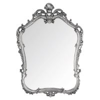 Зеркало фигурное "Retro" H84xL59xP3,9 cm, серебро 30589 — фото 1, Зеркала в ванную комнату