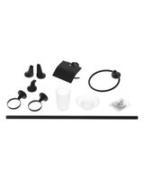 Orange Набор аксессуаров для ванной комнаты (6 предметов). Цвет чёрный арт-Y01-888b — фото 4, Наборы аксессуаров для ванной комнаты