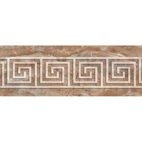 Бордюр объемный Гермес темно-коричневый 25х10х10,5 (35шт) арт-13-01-1-24-43-15-100-1 — фото 1, Декоративные элементы