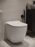 Agger Унитаз подвесной безободковый TORNADO белый с инсталляцией, микролифт, кнопка смыва белая арт-ATI09150L+APB288 — фото 7, Комплекты унитаз + инсталляция