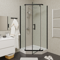 Ограждение VIVA90B N душевое Ceruttispa без поддона (90x90x195) — фото 131, Прямоугольные душевые уголки