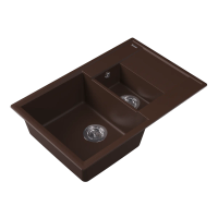 Товар: Мойка "Консул" 760 К, брауни 23.025.D0760.206 - фото 1 Мойка "Консул" 760 К, брауни 23.025.D0760.206 — фото 1, Кухонные мойки