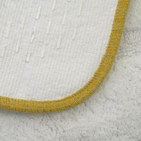 Коврик д/ванной комнаты 60х60 см., вышивка логотип MIGLIORE, белый, окантовка золото арт-31927 — фото 10, Коврики для ванной комнаты