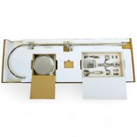 PRESTIGE Душевой настенный гарнитур (см-ль д/ванны/колонна ARCO/верхний душ/шланг/ручной душ), хром 32779 — фото 9, Душевые гарнитуры