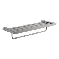 Полка для полотенец BELZ B90724, оружейная сталь — фото 1, Полки для полотенец