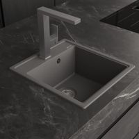 Товар: Кухонная мойка ABBER Quarz AQ2901G серый - фото 2 Кухонная мойка ABBER Quarz AQ2901G серый — фото 2, Кухонные мойки