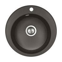 Мойка кухонная ШЕЛЛИ 50, круглая, кофе арт-1A734732SS280 — фото 1, Кухонные мойки