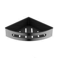 Полка угловая Timo Luiro 18577/18 черное золото — фото 1, Полки для ванной и душа