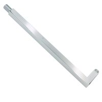 RICAMBI QUADRATO Кронштейн для верхнего душа, 22x22х400 mm., 1/2"x1/2", хром арт-32567 — фото 3, Кронштейны для верхнего душа