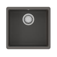 Кухонная мойка Lemark SINARA 440-U подстольного монтажа из кварцгранита, Серый шёлк арт-9910071 — фото 3, Кухонные мойки