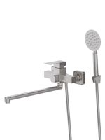 Товар: Agger Zest смеситель для ванны однорычажный универсальный с душевым набором, никель матовый арт-A0722233 - фото 8 Agger Zest смеситель для ванны однорычажный универсальный с душевым набором, никель матовый арт-A0722233 — фото 8, Смеситель для ванны