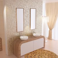 Раковина Isola Bella круглая, белый матовый, MonteBianco арт-11092 — фото 3, Раковины накладные