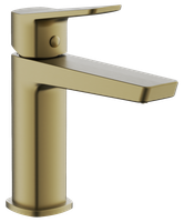 Смеситель для раковины BELZ , брашированное золото арт-B10715-5 — фото 1, Смесители для раковины