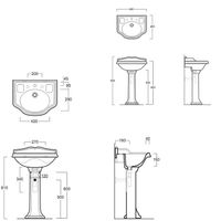 Товар: Пьедестал SIMAS ARCADE напольный цвет белый AR815 - фото 3 Пьедестал SIMAS ARCADE напольный цвет белый AR815 — фото 3, Консоли для раковины