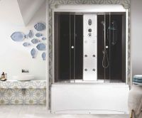 Товар: Душевая кабина Niagara Ultra NG-5150-01 (150х70х220) высокий поддон(56см),стекло тонированное,4 места 51500134 - фото 2 Душевая кабина Niagara Ultra NG-5150-01 (150х70х220) высокий поддон(56см),стекло тонированное,4 места 51500134 — фото 2, Душевые кабины