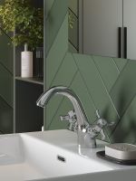 Agger Retro-X смеситель для раковины двухвентильный, хром арт-A1702100 — фото 5, Смесители для раковины