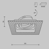 Встраиваемый светильник Technical арт-DL003-01-W — фото 8, Точечные светильники