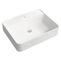 Подвесная тумба 60 см с двумя ящиками: основной и внутренний, скрытый за фасадом. Цвет дуб балтийский/бетон светлый; с умывальником арт-MOB0106DB+MOB0706BS — фото 1, Тумбы с раковиной