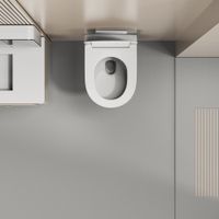 Товар: Унитаз ABBER Ultra AC1301 подвесной белый с ультратонким ободком - фото 7 Унитаз ABBER Ultra AC1301 подвесной белый с ультратонким ободком — фото 7, Подвесные унитазы