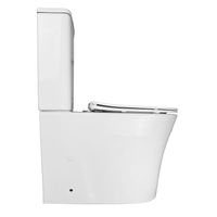 Унитаз-компакт Azario ANTEO ROUND 385х630х820 напольный, безободковый, быстросъемное сиденье микролифт арт-AZ-1219A — фото 11, Напольные унитазы