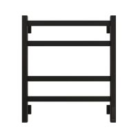 Полотенцесушитель электрический Grota Nosto 530х600 черный Nosto 530х600 RAL9005 EL — фото 5, Электрические полотенцесушители