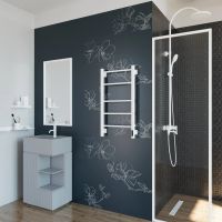 Полотенцесушитель электрический Grota Costa 430х800 белый Costa 430х800 RAL9016 EL — фото 5, Электрические полотенцесушители