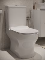 Товар: Agger унитаз-компакт, сиденье с микролифтом арт-AT13000 - фото 2 Agger унитаз-компакт, сиденье с микролифтом арт-AT13000 — фото 2, Напольные унитазы