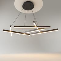 Подвесной светильник Maytoni MOD016PL-L80BK — фото 4, Подвесные светильники