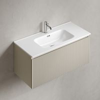 Товар: Тумба подвесная SANCOS Snob R 1.0 995х445х406, c одним ящиком оснащенным доводчиками, Beige Soft , арт.SNR1.0100CE - фото 3 Тумба подвесная SANCOS Snob R 1.0 995х445х406, c одним ящиком оснащенным доводчиками, Beige Soft , арт.SNR1.0100CE — фото 3, Тумбы под раковину