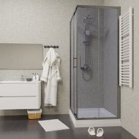 Ограждение VIVA90B N душевое Ceruttispa без поддона (90x90x195) — фото 38, Прямоугольные душевые уголки