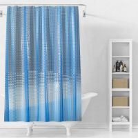 Штора для ванной комнаты Splenka S380.1801, голубой — фото 1, Шторы для ванной