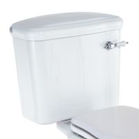 BELLA Бачок моноблока, с отв. для ручки слива, белая керамика арт-20610 — фото 1, Комплектующие для туалета