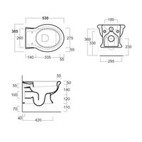 Товар: Унитаз SIMAS LANTE подвесной безободковый цвет белый арт-LA18 - фото 2 Унитаз SIMAS LANTE подвесной безободковый цвет белый арт-LA18 — фото 2, Подвесные унитазы