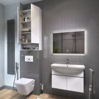 Шкаф VIGO Wing 60 подвесной белый арт-195 белый — фото 5, Шкафы для ванной