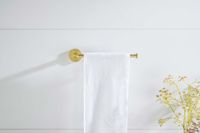 AQ4119BG ЕВРОПА полотенцедержатель, шлиф. золото — фото 4, Полотенцедержатели