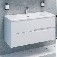 Тумба подвесная PALERMO 100 /2ящ/ AQUA DE MARCO 2100CPAL/FL/H — фото 1, Тумбы под раковину