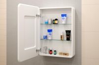 Зеркальный шкаф арт-МВК017 — фото 1, Зеркальные шкафы в ванную