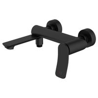 Смеситель для ванны Azario Escaro с ручным душем, керамический картридж, шланг 150 см, черный матовый арт-AZ-K3074B — фото 1, Смеситель для ванны