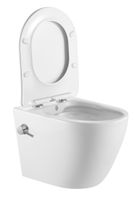 Унитаз подвесной IBERICA BLANCA BILBAO ALTO BIDE Tornado с функцией биде, белый (IB.BLA.234.1B1B) — фото 2, Подвесные унитазы